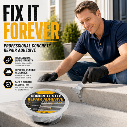 🧱🏠 Adeziv pentru repararea scărilor din beton – Repară scările și trotuarele crăpate 🛡️✨