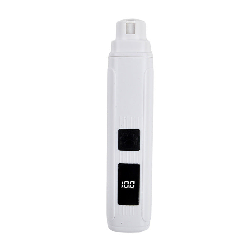 🥳2026 HOT SALE🥳💞50K+ SOLD!🐶Electric Pet Nail Grinder – Whisper‑quiet, 3‑step gentle grinding. LED power display & USB‑C rechargeable – stress‑free grooming for dogs & cats! 🛡️✨