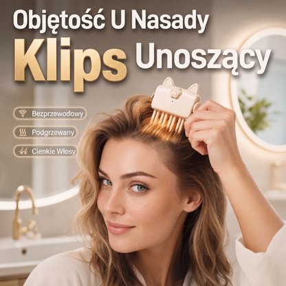 🔥Bezprzewodowa lokówka💇przenośne urządzenie do stylizacji włosów przeznaczone specjalnie do cienkich i miękkich włosów