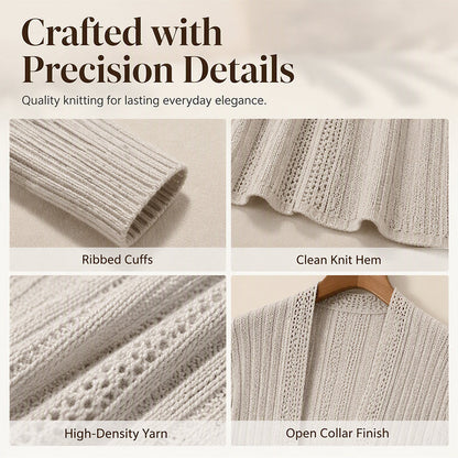 🧥 Elegant Knit Cardigan — Soft, comfortable, and versatile; perfect for any occasion.