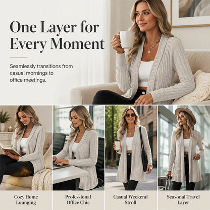 🧥 Elegant Knit Cardigan — Soft, comfortable, and versatile; perfect for any occasion.