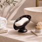 🧼🍃Ceramiczna mydelniczka w kształcie liścia z samoodprowadzaniem wody – Utrzymuje mydło suche🏠