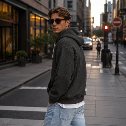 ✨Men's Knit Quarter-Zip Hoodie Sweatshirt