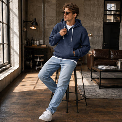 ✨Men's Knit Quarter-Zip Hoodie Sweatshirt
