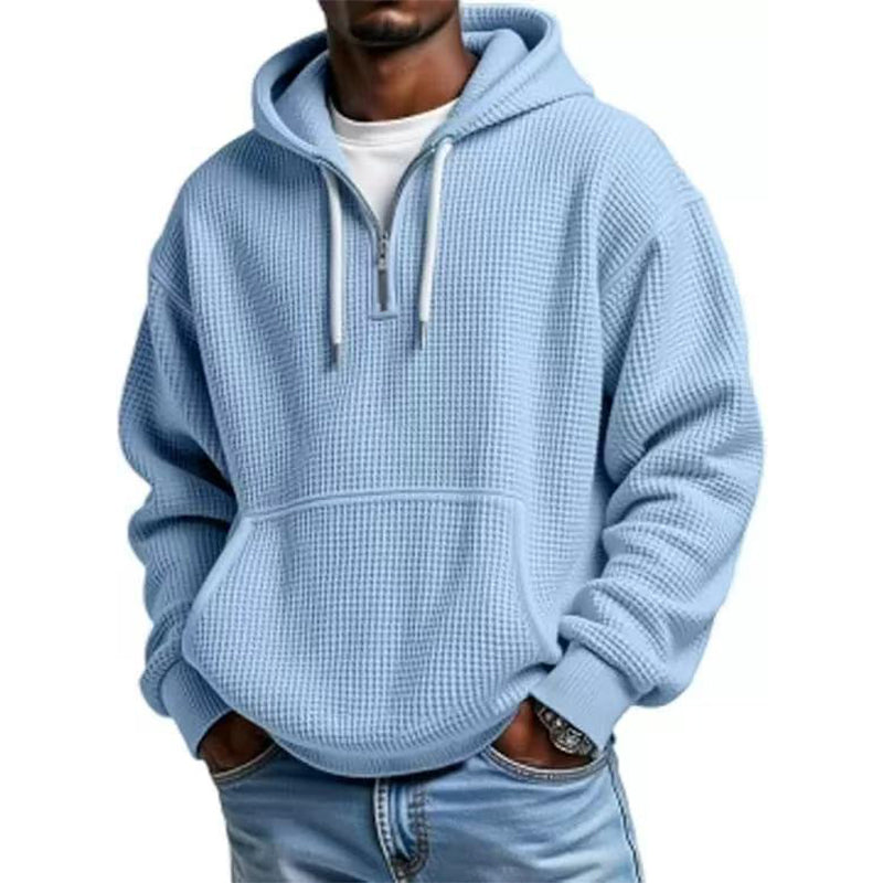✨Men's Knit Quarter-Zip Hoodie Sweatshirt