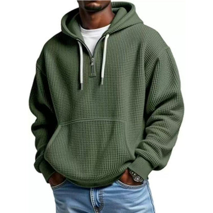 ✨Men's Knit Quarter-Zip Hoodie Sweatshirt