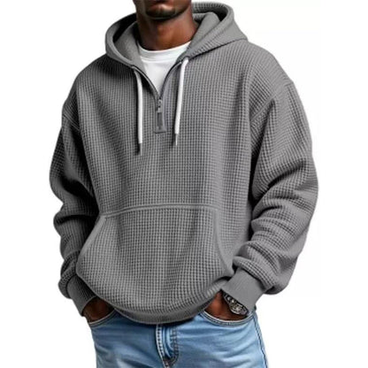 ✨Men's Knit Quarter-Zip Hoodie Sweatshirt