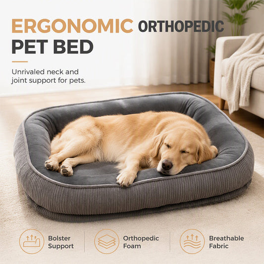 🐾Ergonomiczne wygodne legowisko dla zwierząt na każdą porę roku – przytulne, przewiewne, komfortowe☁️💤