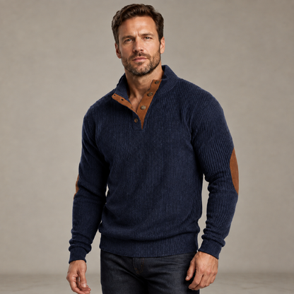 💥Men's Corduroy Stand Collar Sweatshirt