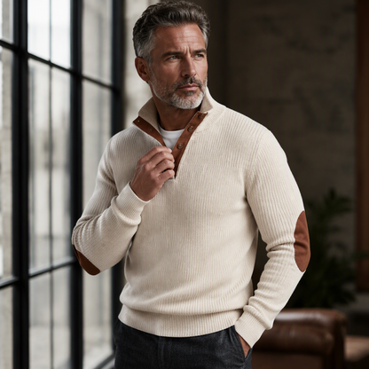 💥Men's Corduroy Stand Collar Sweatshirt