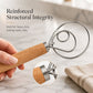 🥣Duńska trzepaczka do ciasta ze stali nierdzewnej🥄