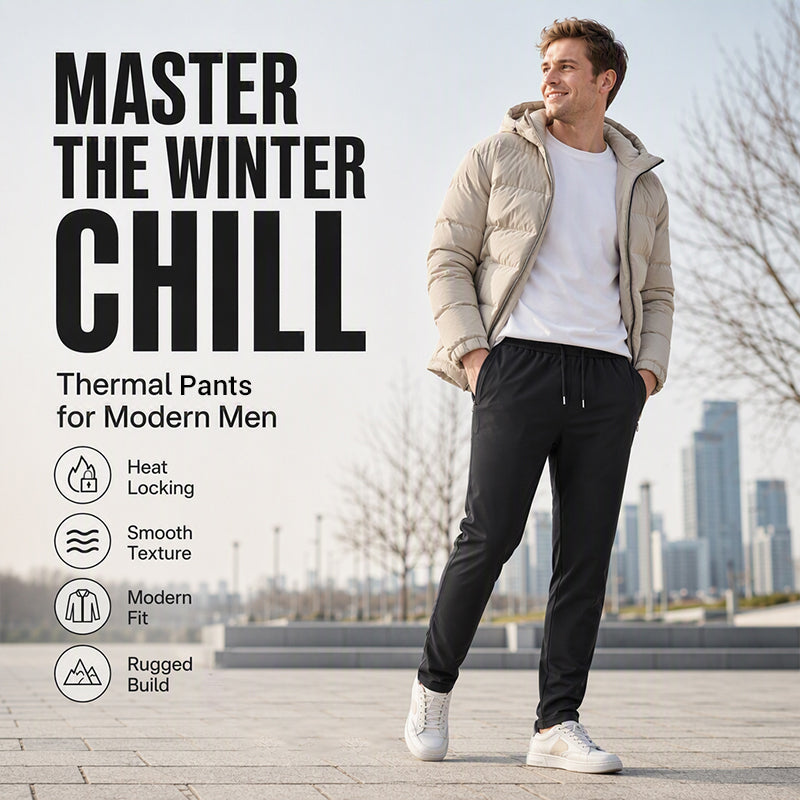 🔥Men's Thickened Warm-Lined Tapered Pants
