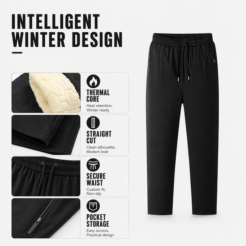 🔥Men's Thickened Warm-Lined Tapered Pants