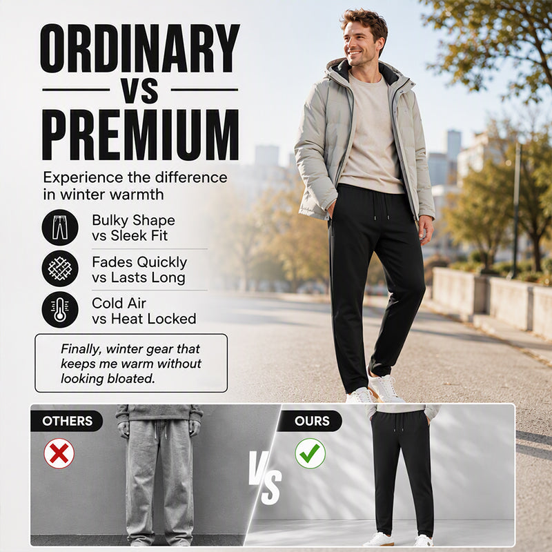 🔥Men's Thickened Warm-Lined Tapered Pants