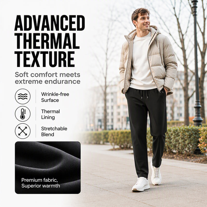 🔥Men's Thickened Warm-Lined Tapered Pants