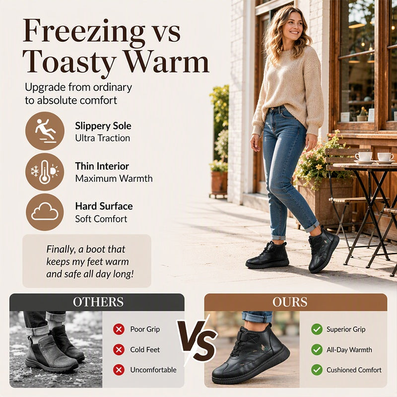 🔥Women's Warm-Lined Non-Slip Snow Boots