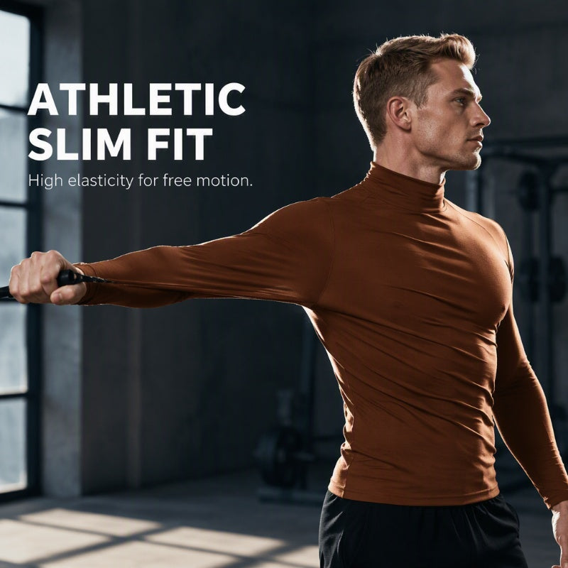 ✨Men's Slim Fit Mock Turtleneck Top