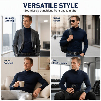 ✨Men's Slim Fit Mock Turtleneck Top