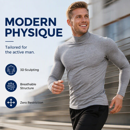 ✨Men's Slim Fit Mock Turtleneck Top
