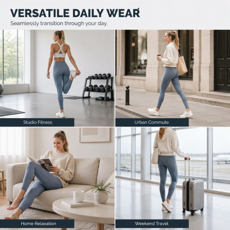 ✨ High Waist Denim Leggings That Shape & Flatter Your Figure👖