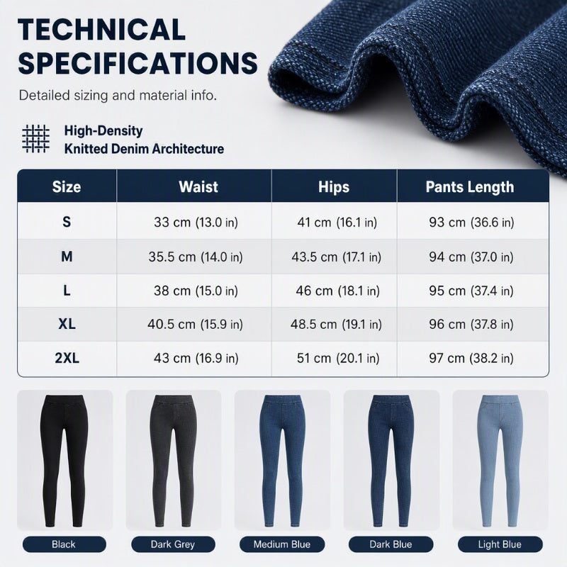 ✨ High Waist Denim Leggings That Shape & Flatter Your Figure👖