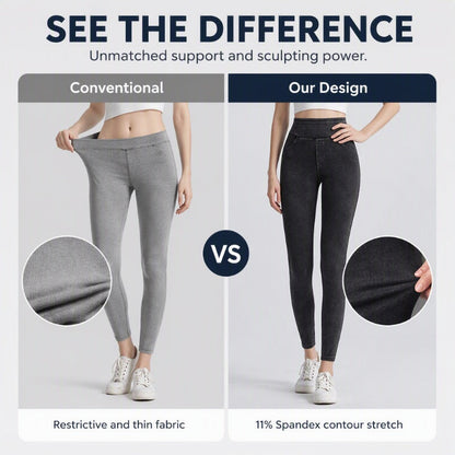 ✨ High Waist Denim Leggings That Shape & Flatter Your Figure👖