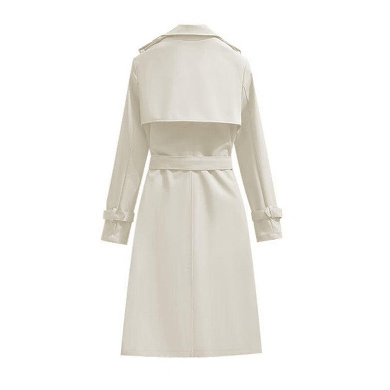 ✨Women's Mid-Length Pleated Trench Coat