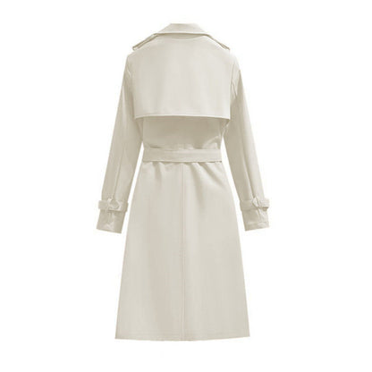 ✨Women's Mid-Length Pleated Trench Coat