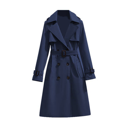 ✨Women's Mid-Length Pleated Trench Coat