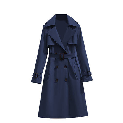 ✨Women's Mid-Length Pleated Trench Coat