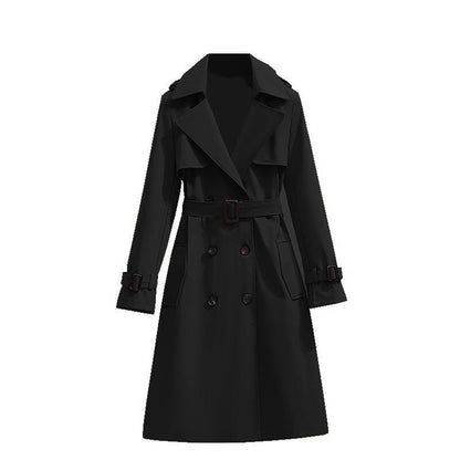 ✨Women's Mid-Length Pleated Trench Coat