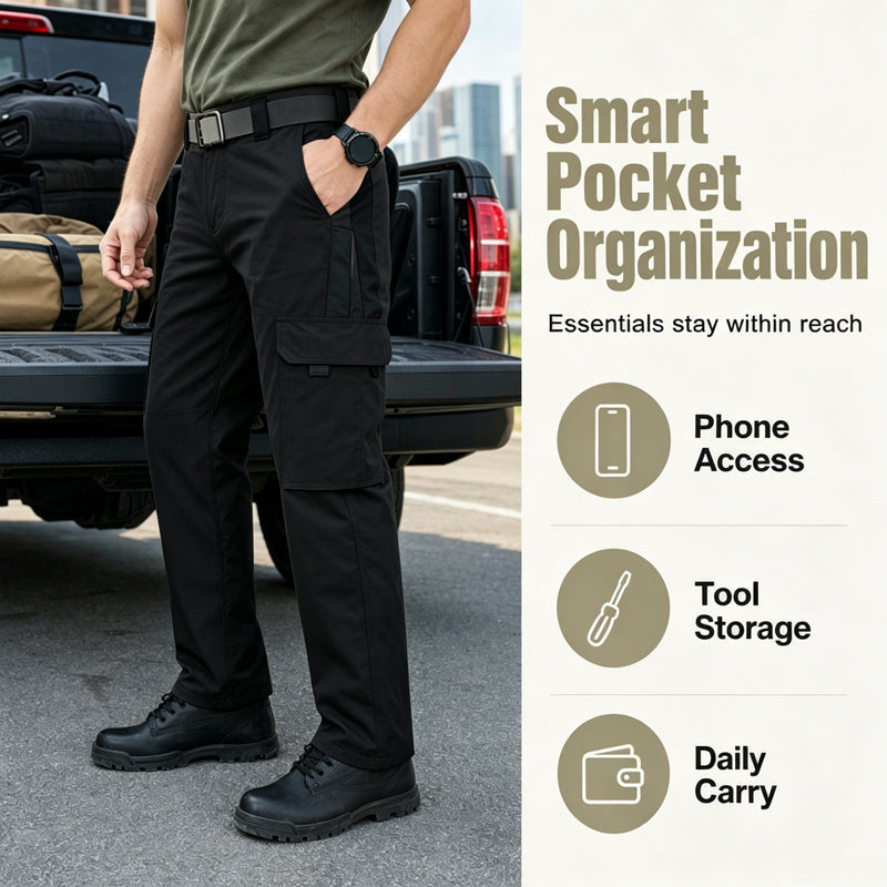 👖 More Pockets, More Everyday Utility | Men's Outdoor Cargo Pants