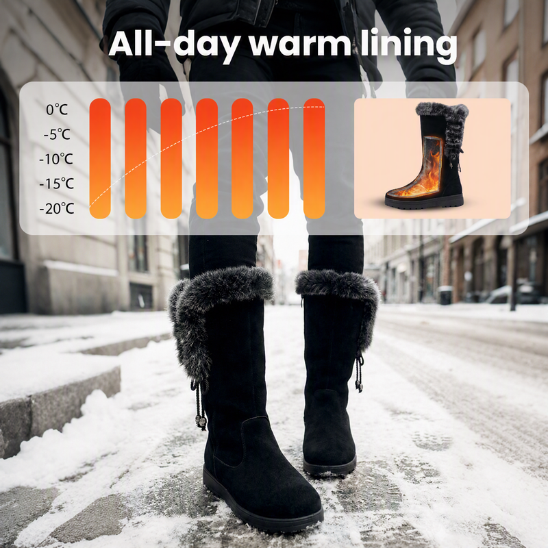 👢 Women's Warm Anti-Slip Wear-Resistant Mid-Calf Boots