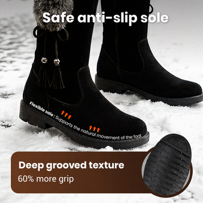 👢 Women's Warm Anti-Slip Wear-Resistant Mid-Calf Boots