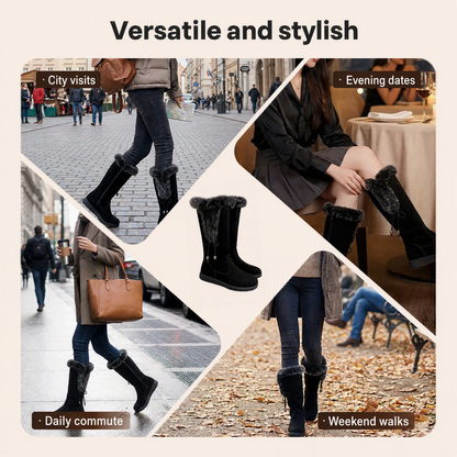 👢 Women's Warm Anti-Slip Wear-Resistant Mid-Calf Boots
