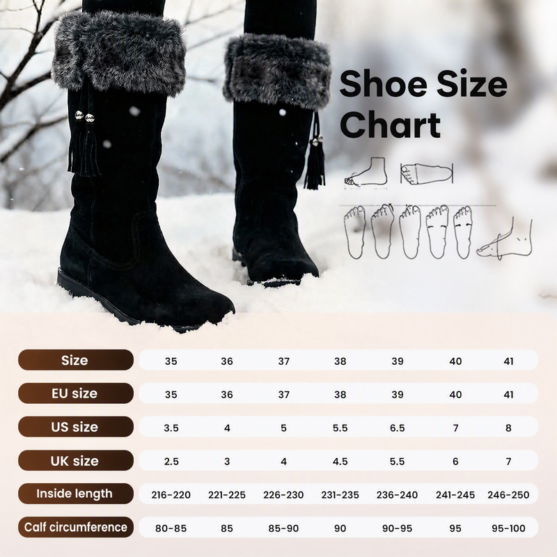 👢 Women's Warm Anti-Slip Wear-Resistant Mid-Calf Boots
