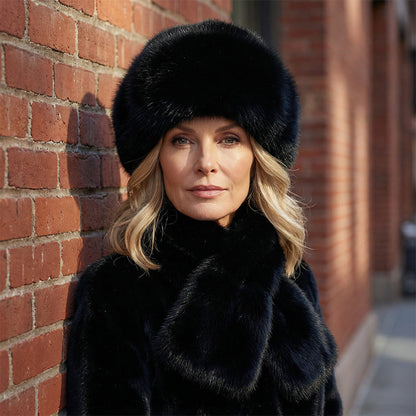 🧣 Winter Plush Thickened Scarf and Hat Warm Set