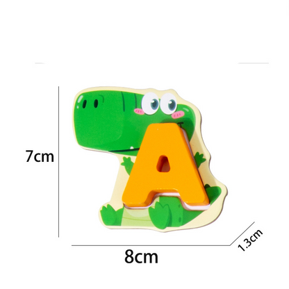🧸 LIMITED-TIME 50% OFF! ✨ 26-Piece Wooden Letter & Animal Matching Toy – Safe, Educational, Toddler Learning 📖