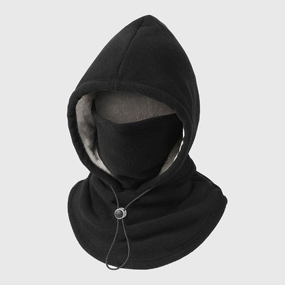 🔥 ❄️ Warm Balaclava with Adjustable Drawstring – Face and Neck Protection