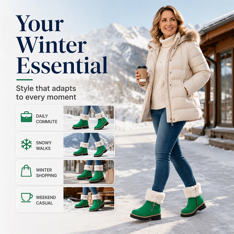 💖Women's Winter Warm Non-Slip Snow Boots