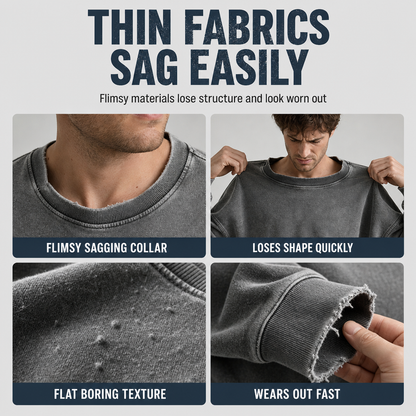 🔥Limited-Time Offer: 60% Off—✨Men's Vintage-Style Relaxed-Fit Sweatshirt