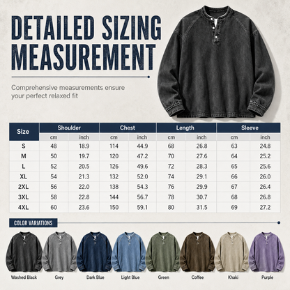 🔥Limited-Time Offer: 60% Off—✨Men's Vintage-Style Relaxed-Fit Sweatshirt