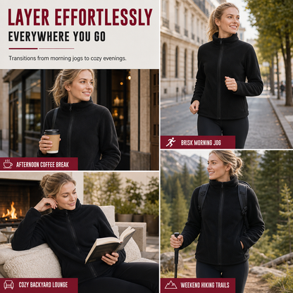 💖Unisex Reversible Warm Zip-Up Stand Collar Jacket