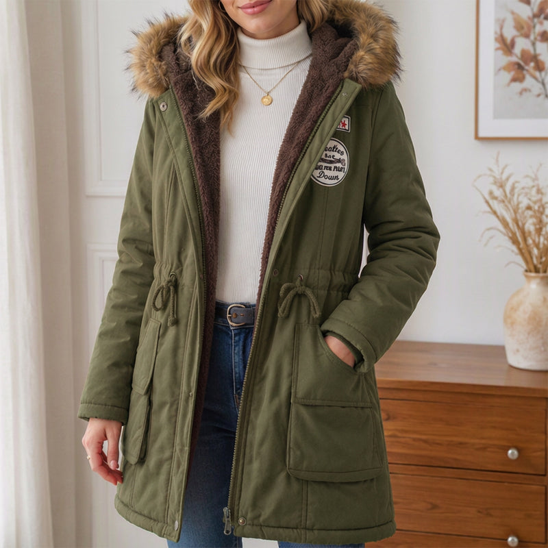 🧥 Women's Parka Jacket – 🍂☁️ Hooded Design & Warm Lining | Wind & Cold Protection, Easy Outings ✨