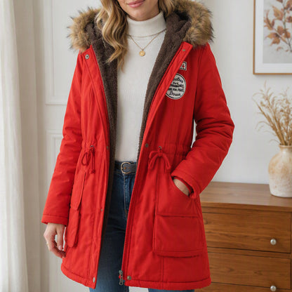 🧥 Women's Parka Jacket – 🍂☁️ Hooded Design & Warm Lining | Wind & Cold Protection, Easy Outings ✨