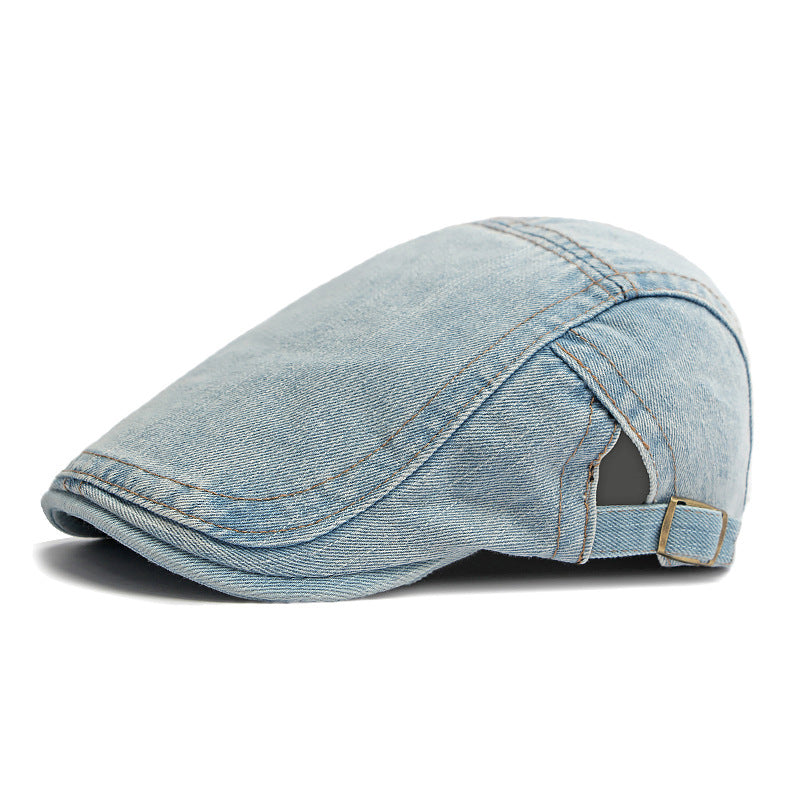 🧢Unisex Vintage Distressed Beret Flat Cap