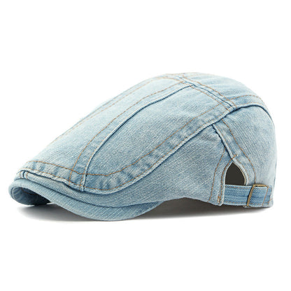 🧢Unisex Vintage Distressed Beret Flat Cap