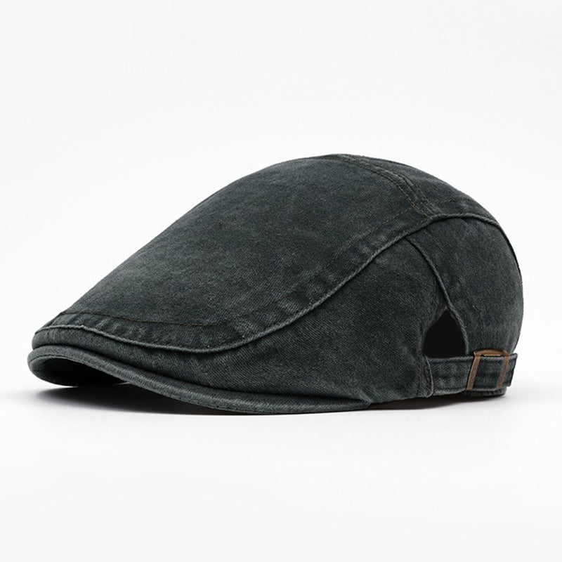 🧢Unisex Vintage Distressed Beret Flat Cap