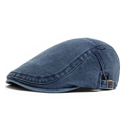 🧢Unisex Vintage Distressed Beret Flat Cap