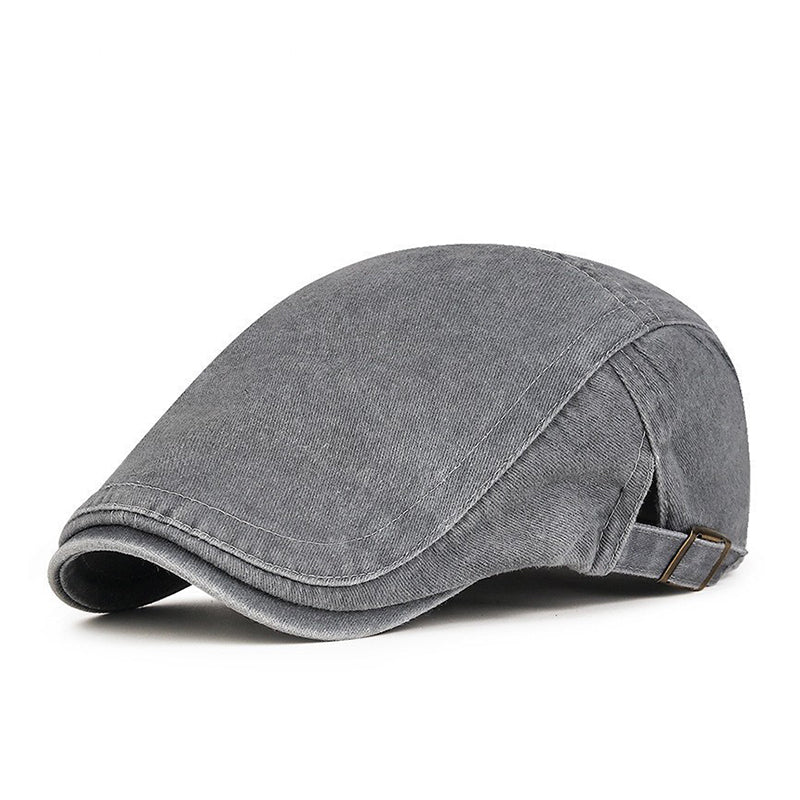 🧢Unisex Vintage Distressed Beret Flat Cap